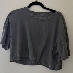 FP Movement by Free People Charcoal Crop Top